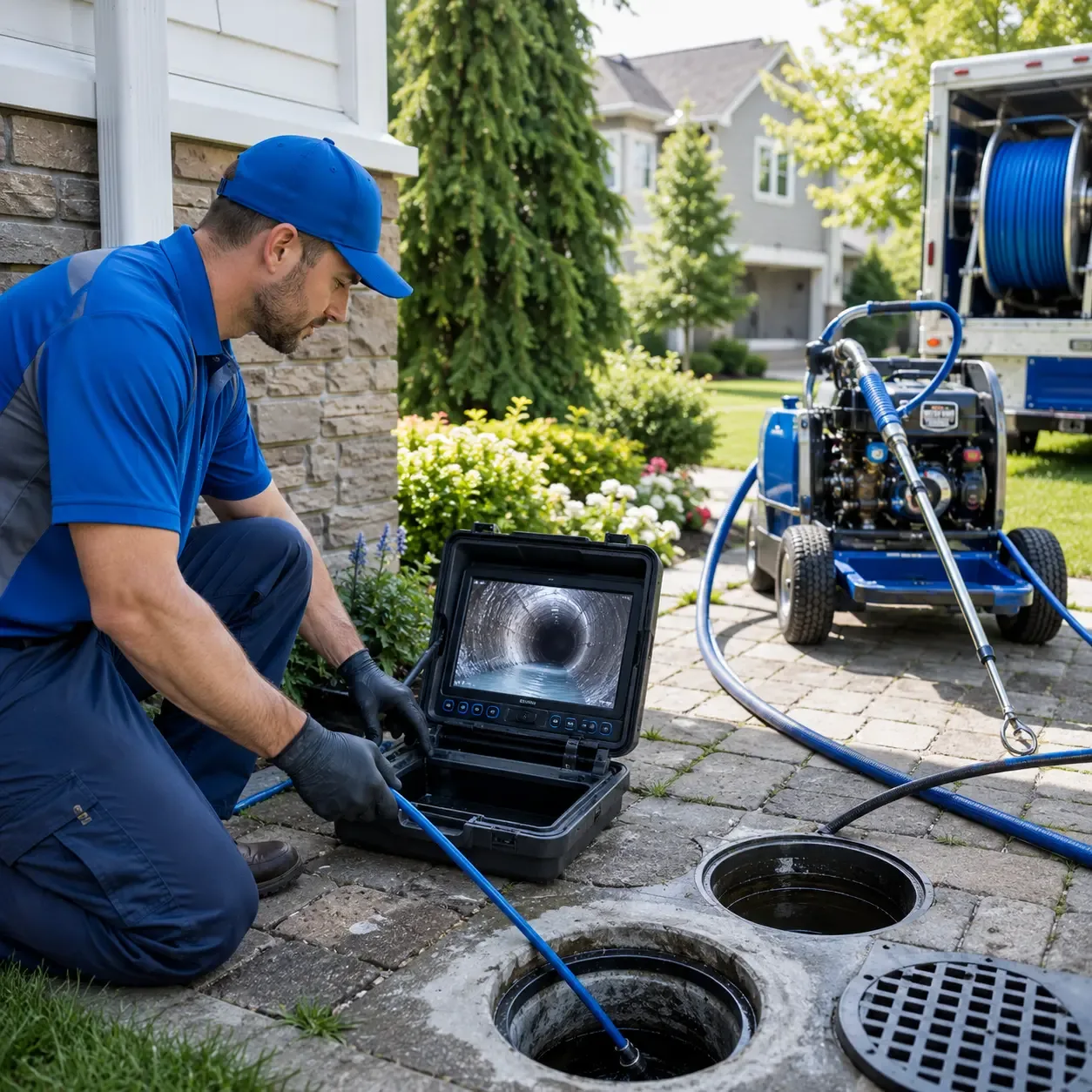 Outdoor drain cleaning professionals serving Goodman, WI